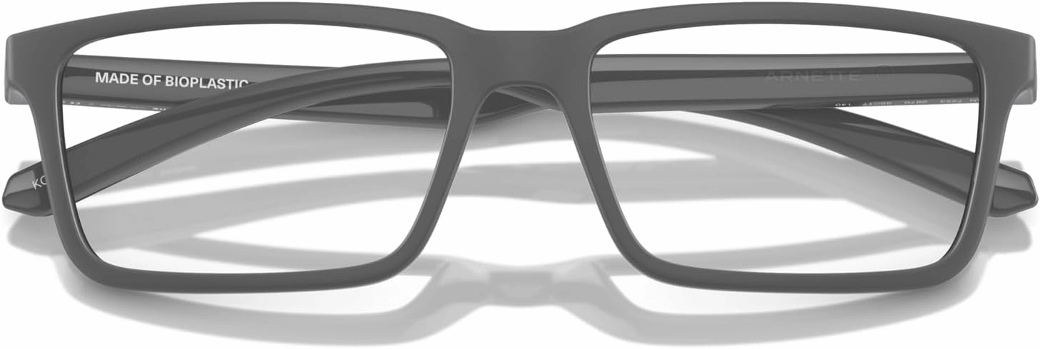 ARNETTE Men's An7253 Koko Rectangular Prescription Eyewear Frames