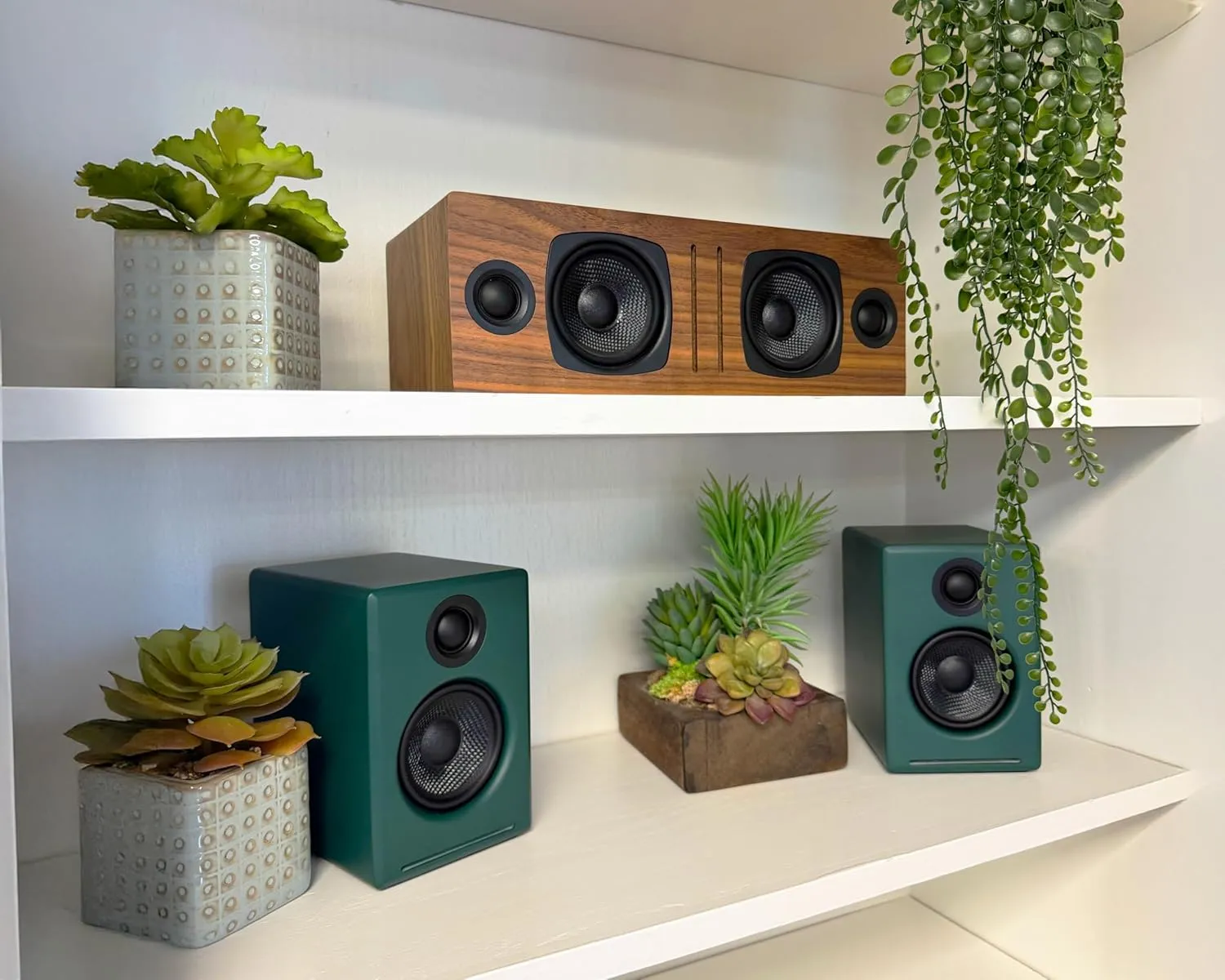 Audioengine A2  Desktop 24 Bit Limited Edition Wireless Bluetooth Desktop Speakers - 60W Computer Speakers for Music and Gaming