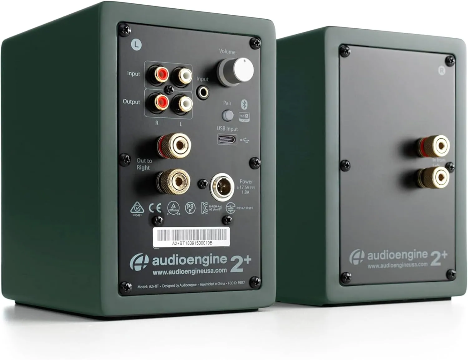 Audioengine A2  Desktop 24 Bit Limited Edition Wireless Bluetooth Desktop Speakers - 60W Computer Speakers for Music and Gaming