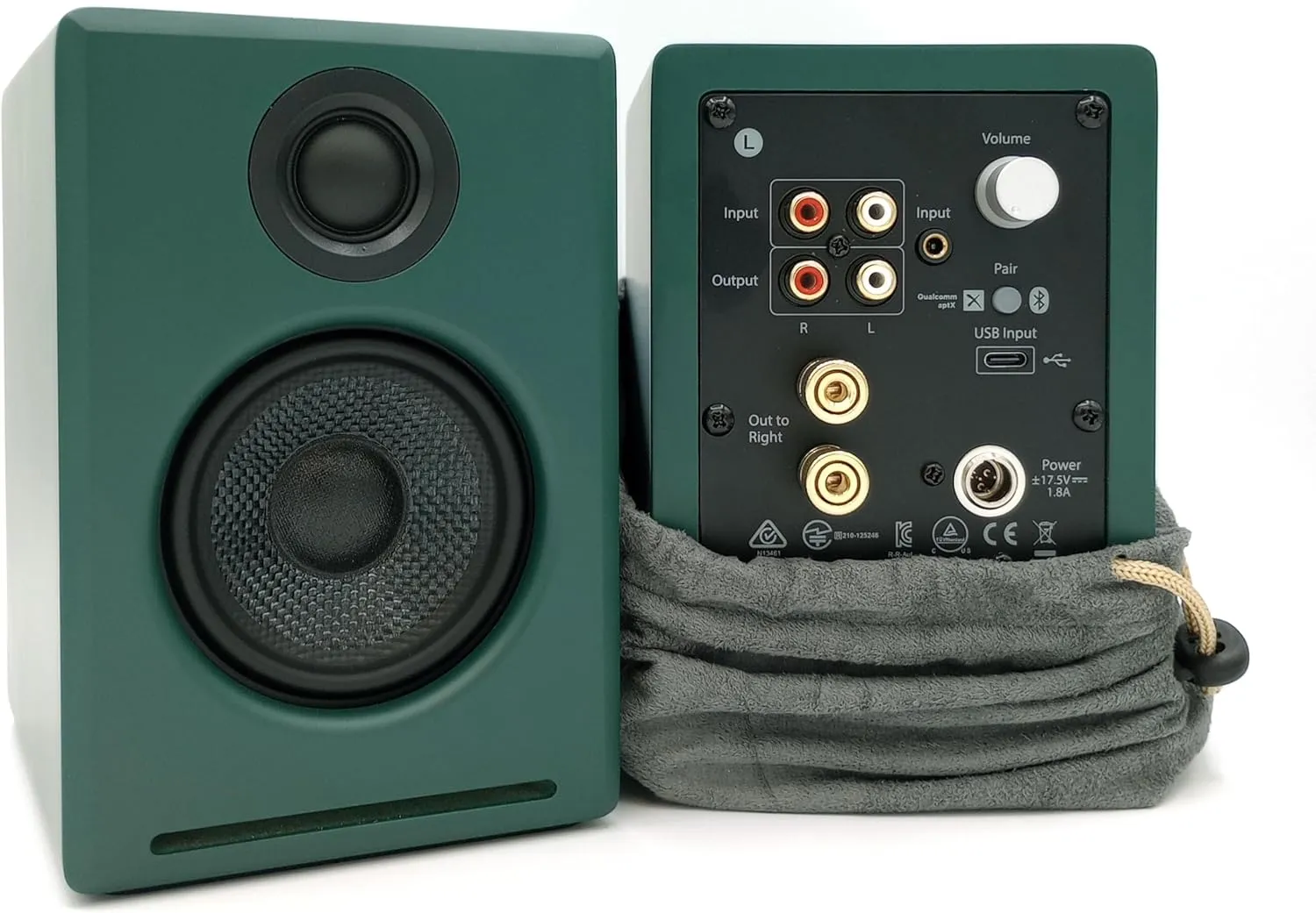Audioengine A2  Desktop 24 Bit Limited Edition Wireless Bluetooth Desktop Speakers - 60W Computer Speakers for Music and Gaming