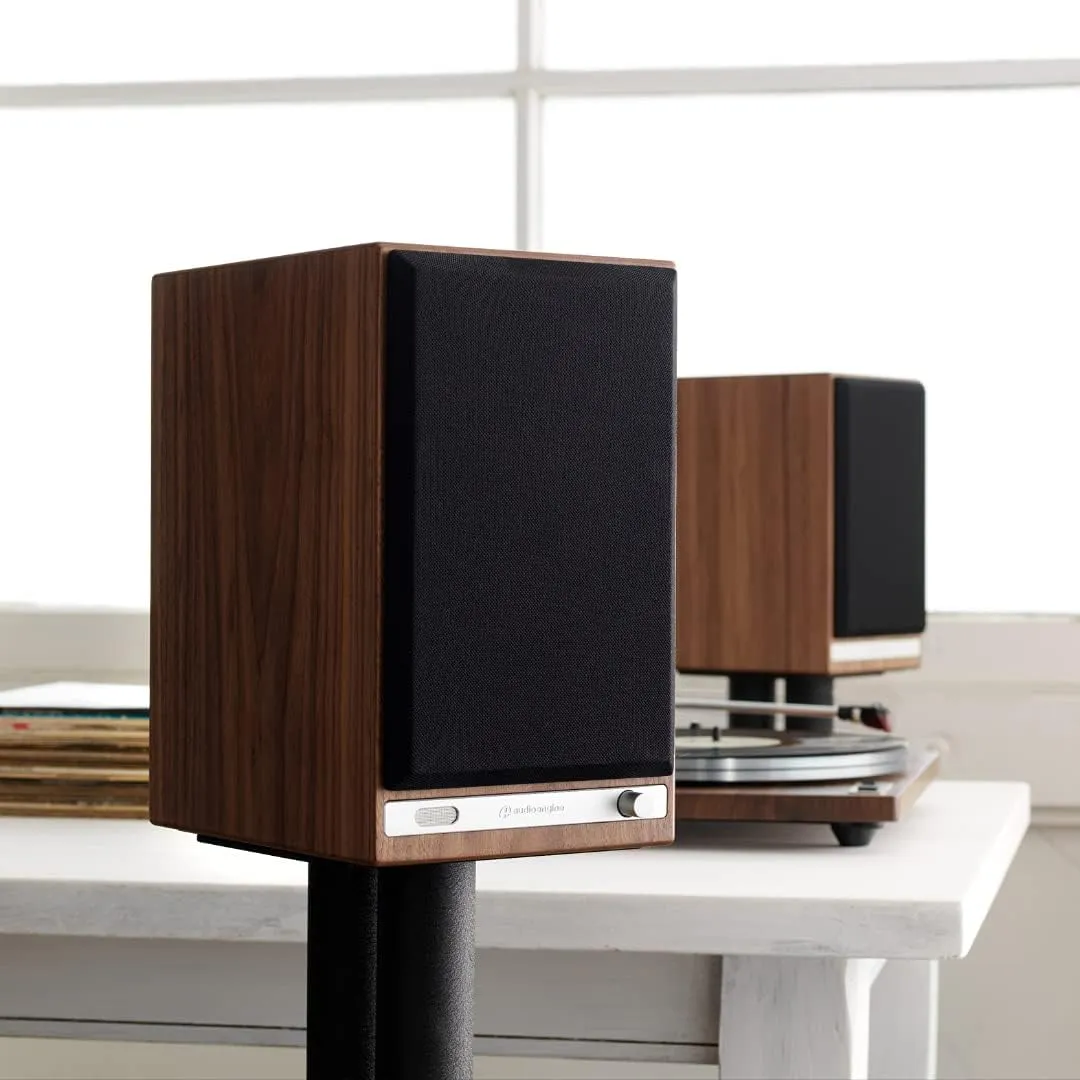 Audioengine HD6 Premium Bookshelf Speakers - Wireless 150W Bluetooth - Powerful Home Music System - Home Theater Systems, Studio Monitors
