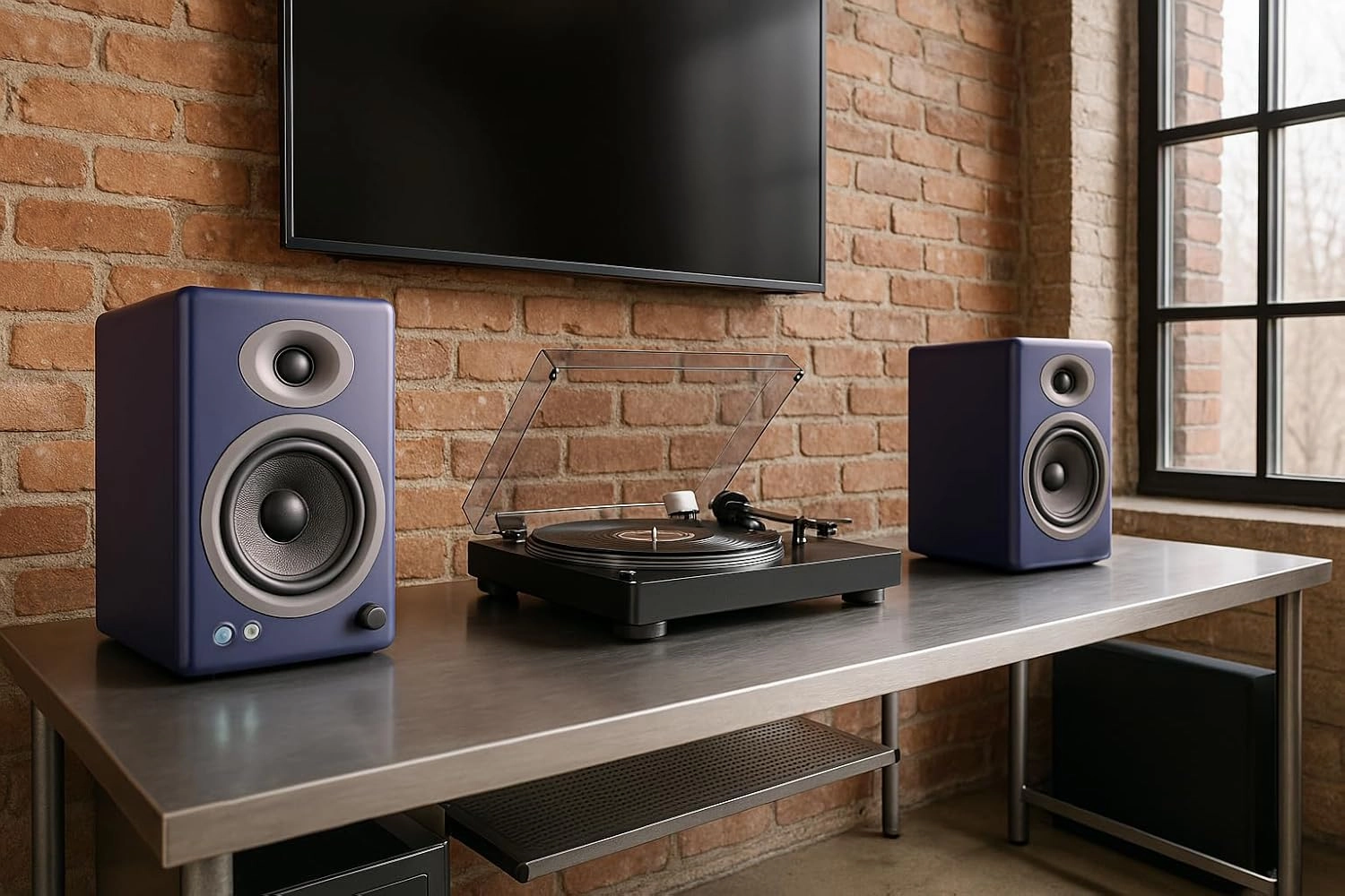 Audioengine A5  Wireless Bluetooth Speakers, 150W, Bookshelf Design, Home Theater System