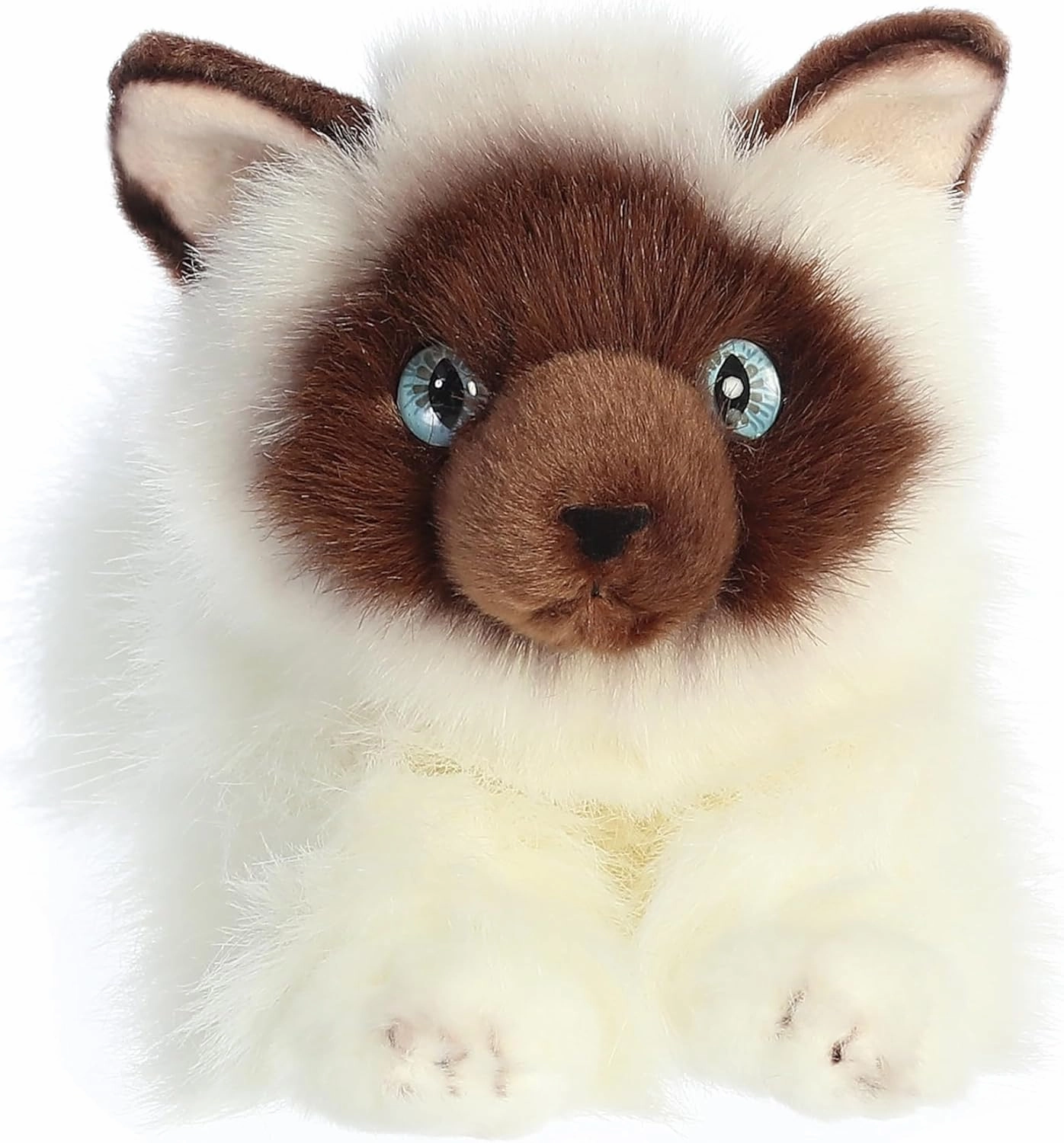Aurora® Adorable Flopsie™ Bella™ Stuffed Animal - Playful Ease - Timeless Companions - White 12 Inches