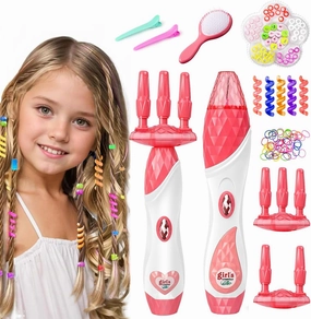 Automatic Hair Braider Girl Fashion Toy - DIY Hair Salon Toys for Girls, Hair Styling Tool Set, Hair Braiding Machine for Christmas & Birthday Gifts for Girls 5 6 7 8 10-12