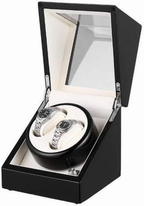 Automatic Table Shaker, Silent Movement, Mechanical Watch, Household Watch, Watch Shaker Box Fashion Watch Storage Box (A)