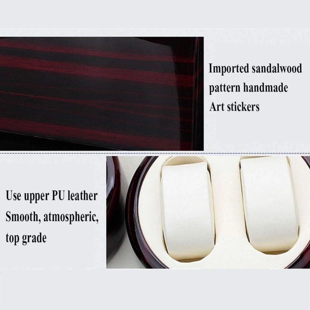 Automatic Table Shaker, Silent Movement, Mechanical Watch, Household Watch, Watch Shaker Box Fashion Watch Storage Box (A)