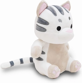 Avocatt White Tiger Stuffed Plush - 10 Inches Stuffed Siberian Snow Tiger Plushie - Plushy and Squishy Toy Stuffed Animal - Cute Toy Gift for Boys and Girls