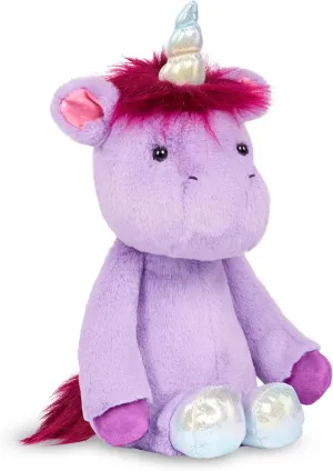 B. toys- B. softies- 12" Plush Purple Unicorn- Stuffed Animal – Soft Unicorn Toy – Washable Toys for Baby, Toddler, Kids- Happy Hues- Penny Periwinkle-0 Months  