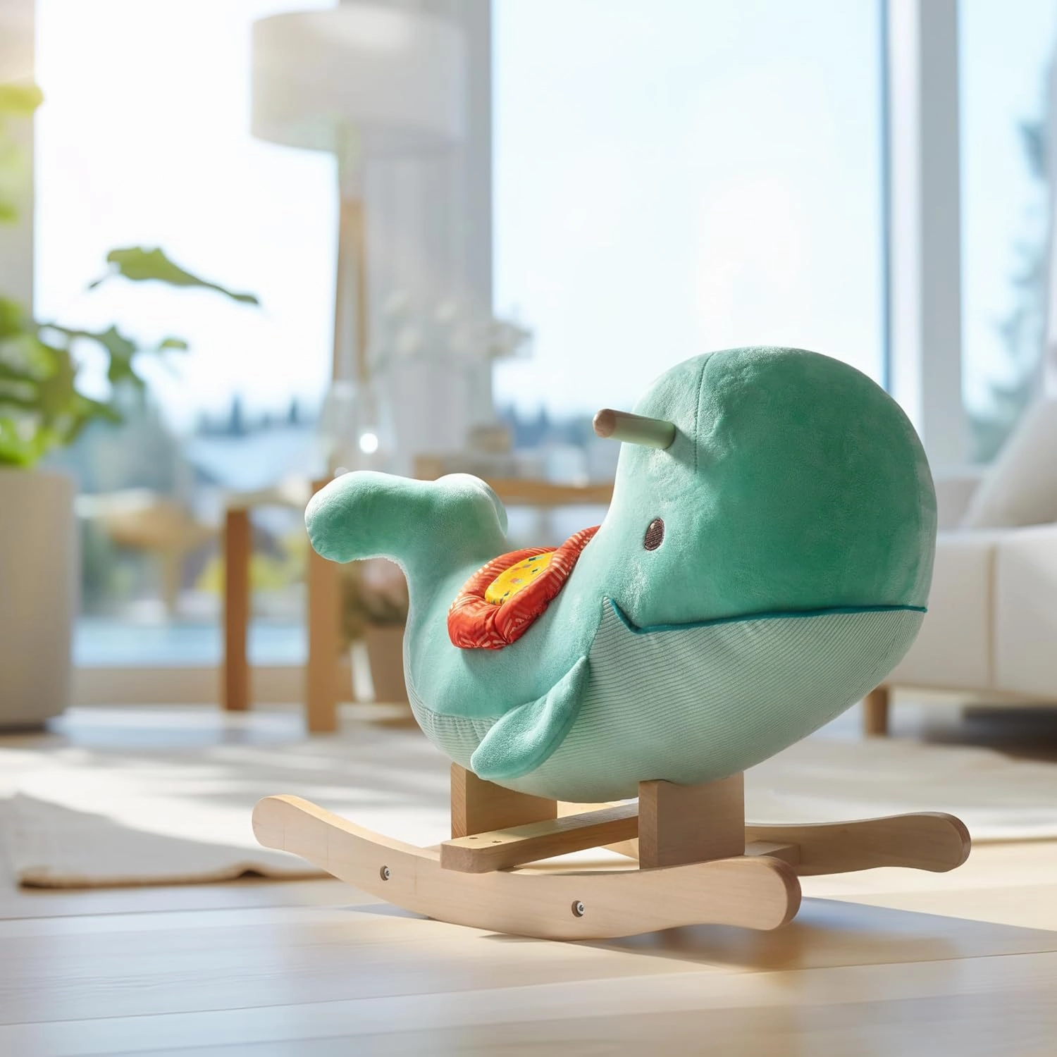 B. toys- Whale Rocker - Echo- Whale Rocking Toy – Wooden Ride-On – Classic Toys for Toddlers, Kids – 18 Months  