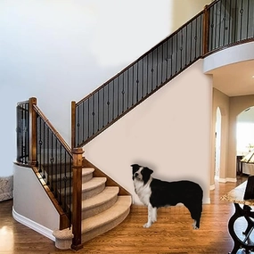 Baby Gate for Stairs, Banister Guard for Kids, Pets, Toys, Mesh Netting Safety Net for Balcony Rail Stair, Stairway Net Baby Safety Products for Indoor & Outdoor