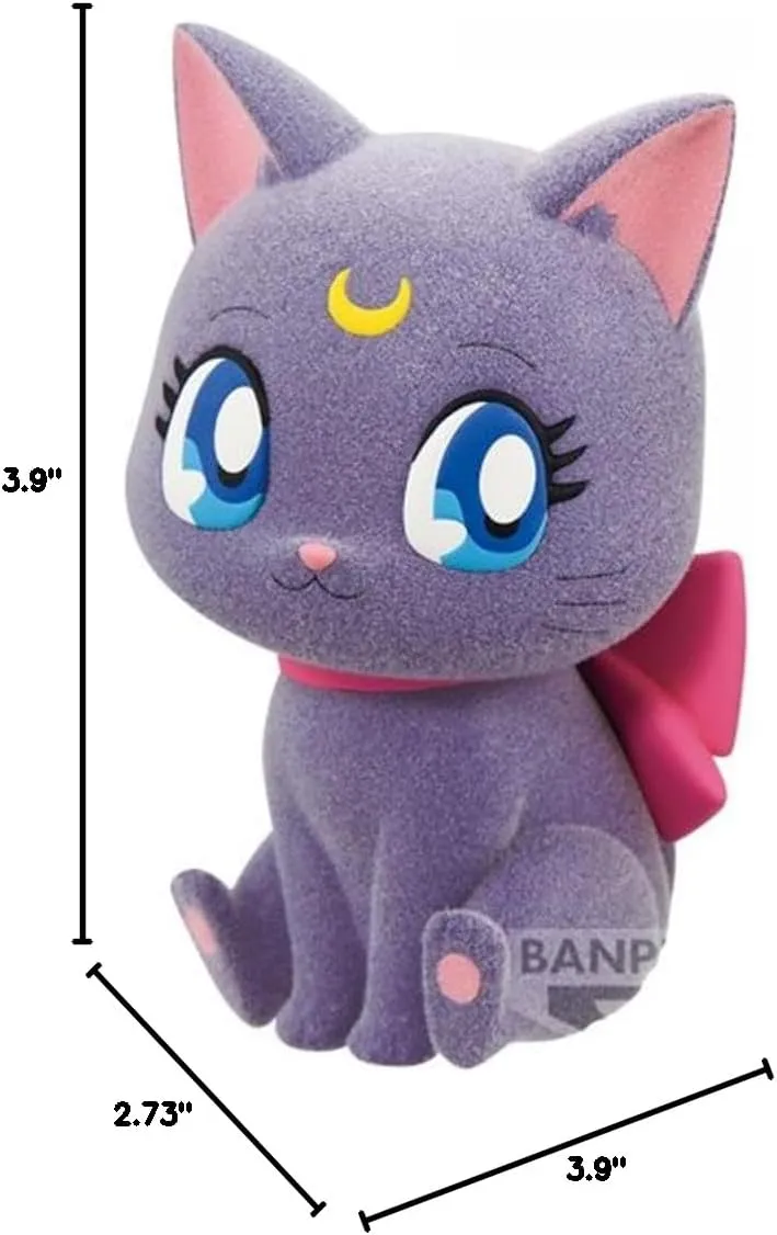 Banpresto BP88595P Fluffy Puffy Moon Figure, Pretty Guardian Sailor Moon Cosmos The Movie, Big Ribbon Ver. 7 cm, Multicolor