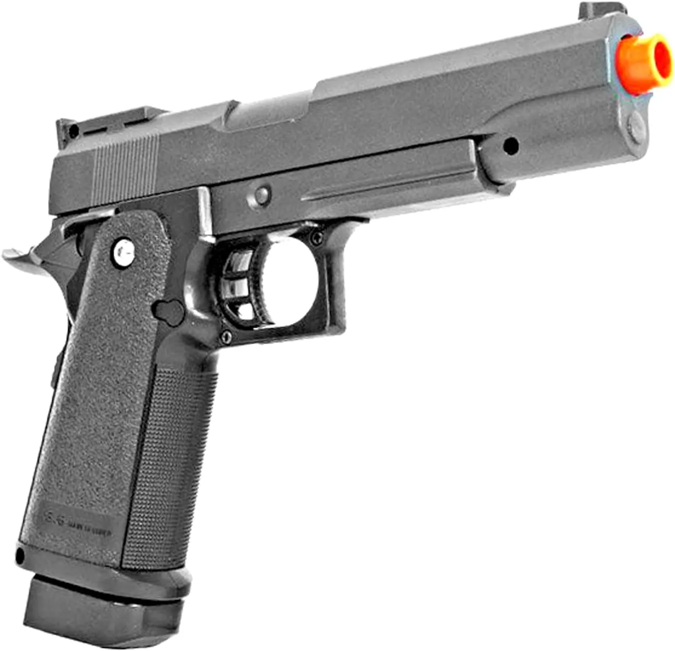 BBTac Airsoft Pistol 1911 G6 Airsoft Gun Spring Powered 300 FPS, Metal Alloy Construction