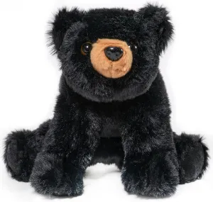 Bearington Baby Bandit Plush Stuffed Animal Black Bear Teddy, 12.5 - Stuffed Animals Plushies - Teddy Bear - Baby Toy