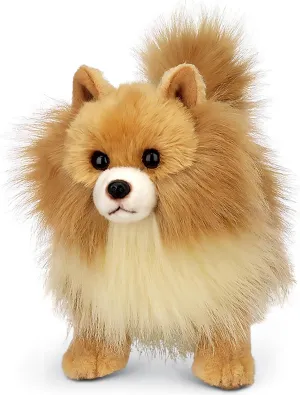 Bearington Rudy The Pomeranian Plush, 13 Inch Pomeranian Stuffed Animal