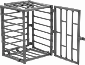 Beast Fence Model para Miniature Toys Little Critters Toys Miniature Fence Farm Animal Panels Miniature Animal Accessories Miniature Cage House Toy 2pcs