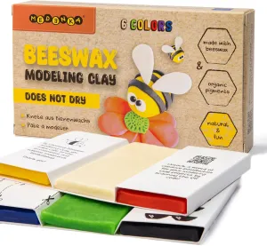 Beeswax Modelling Clay 240g - 6 colors