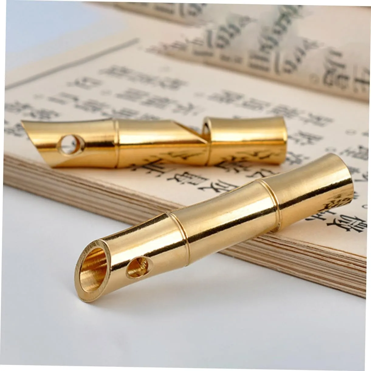 BESPORTBLE 3sets 2pcs Brass Emergency Whistles for Outdoor Survival Portable Whistles for Camping Sports and Lifesaving Situations and Sturdy Design 2pcs*3
