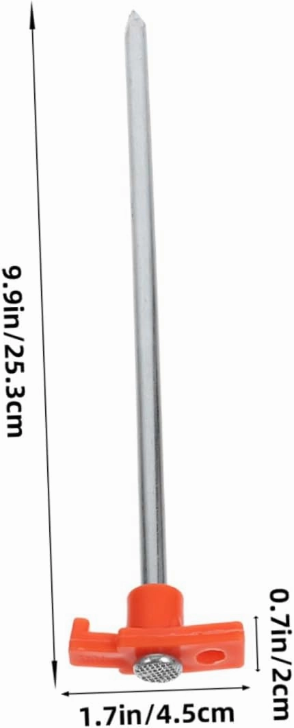 BESPORTBLE Tent Stakes 6 Pcs Heavy Duty Metal Stakes Tent Nails for Ground Outdoor Canopy Tarp Camping