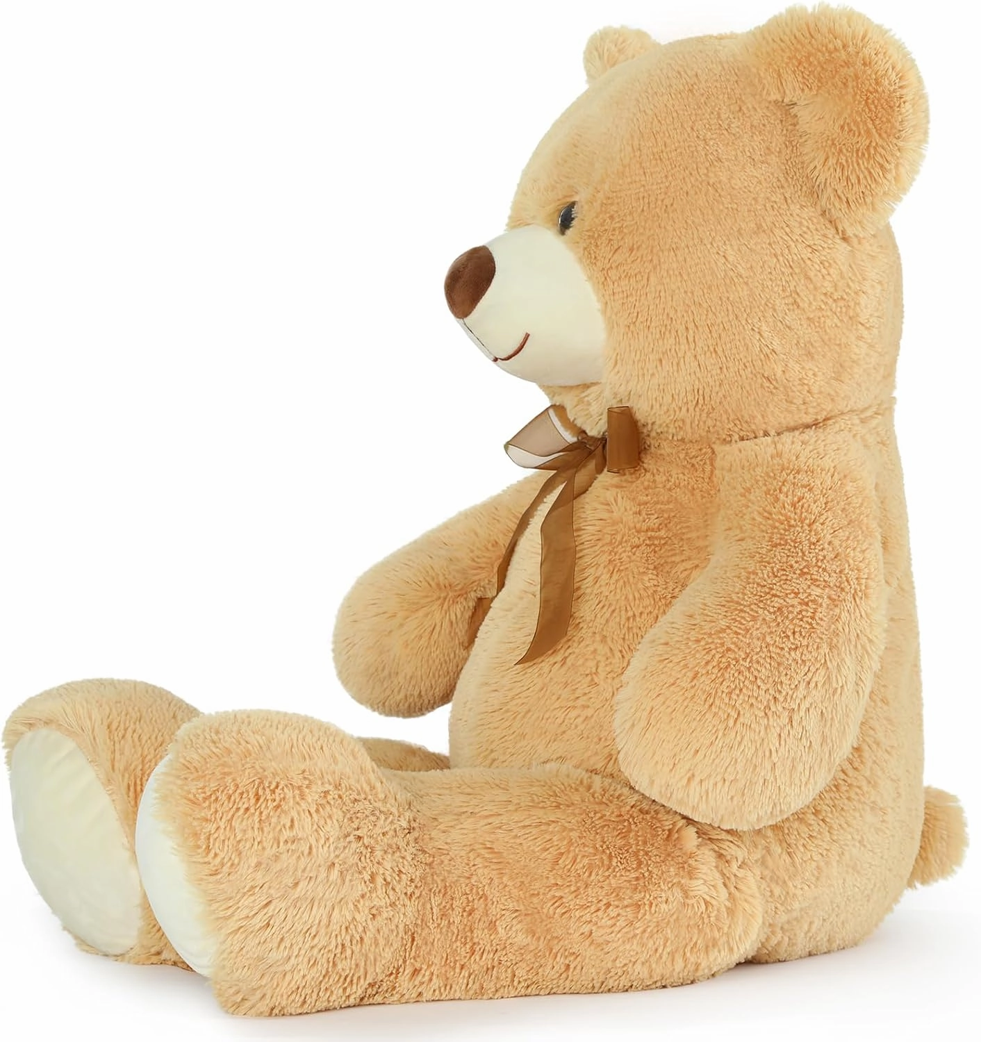 Big Teddy Bear, 36 inch Cute Giant Stuffed Animals Life Size Plush Bear for Girlfriend Kids, Tan