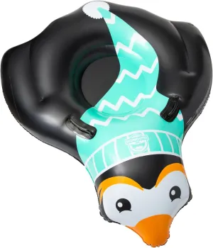 BigMouth Inc Large 48" Inflatable Snow Tube for Kids and Adults, Durable Winter Toy for Tubing & Sledding - Penguin