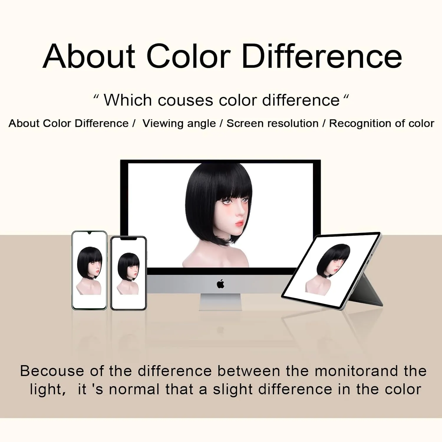 Black Bob Wigs With Bangs - 12'' Short Black Bob Wigs for Women Super Soft and Easy to Wear Straight Bob Wig, Colorful Synthetic Wig for Daily, Cosplay, Halloween…