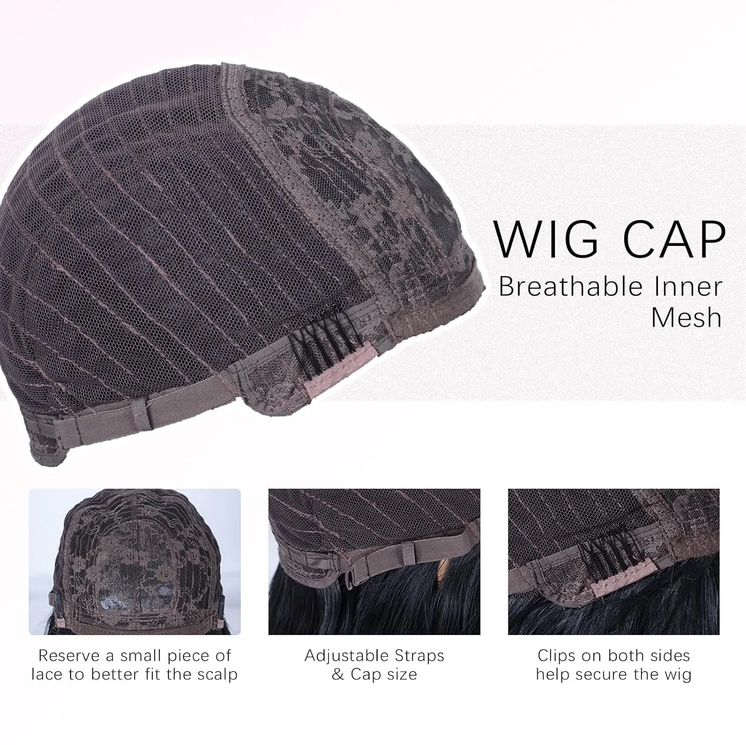 Black Wig with Bangs for Women Long Straight Wig for Grils Heat Resistant Synthetic Wig Black Hair Wigs for Daily Party Halloween Cosplay Wig 24inch