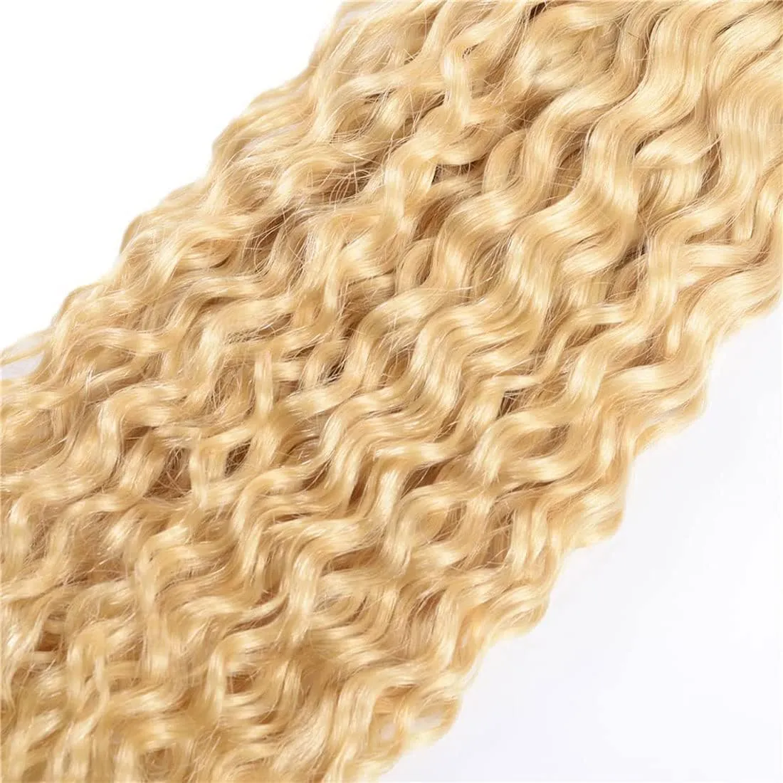 Blonde 613 Human Hair Bundles 16 18 20 Inch Jerry Curly Bundles Human Hair Unprocessed Brazilian Virgin Hair Quick Weave for Black Women