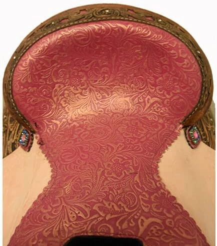 BNB International Western Barrel Racing Horse Saddles Trail Equestrian Pony & Adult Classic Quality Premium Leather for Horse Riding Size:10-18 inches Seat Available BRL219