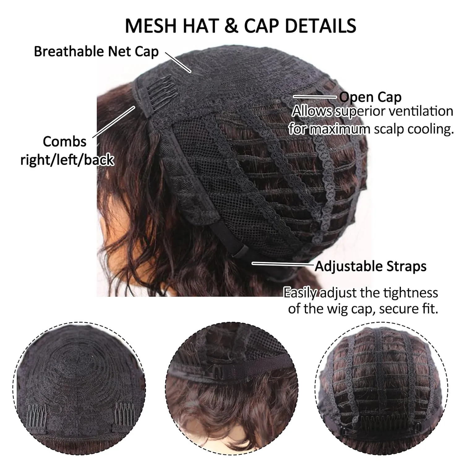 Body Wave Wigs with Bangs Human Hair Wig for Black Women None Lace Wear and Go Glueless Wig 150% Density Machine Made Brazilian Virgin Short Bob Wigs Human Hair (10 Inch, Natural)