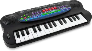 Boley Electronic Toy Keyboard for Kids - 22 Demo Songs Mini Piano for Boys and Girls - Musical Instrument with Realistic Keys, Tone, Bass, Percussion - Child Safe - Ages 3 and Up