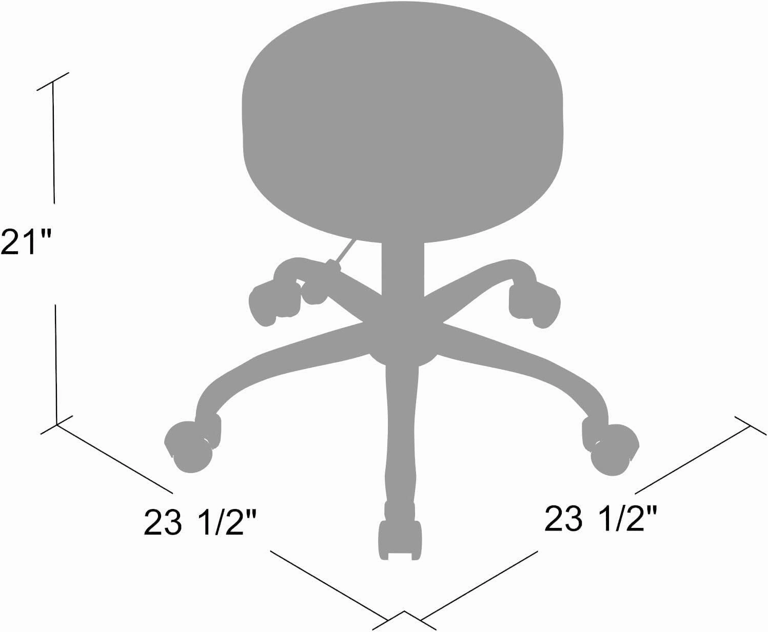 Boss Office Products Be Well Medical Spa Stool in Beige 275 lbs