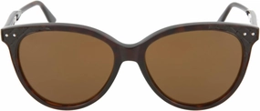Bottega Veneta Cat Eye Sunglasses Shiny Dark Havana Dark Espresso Luxury Eyewear Made In Italy Acetate Frame Designer Fashion for Everyday Luxury