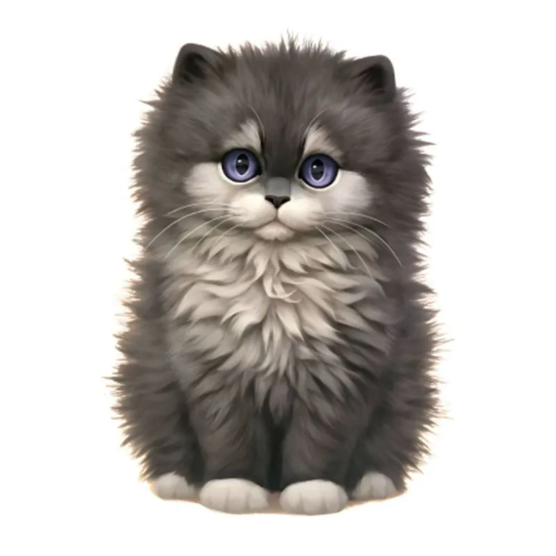 British Longhair Cat 'Fluffy Fur' 3D Wood Jigsaw Puzzle