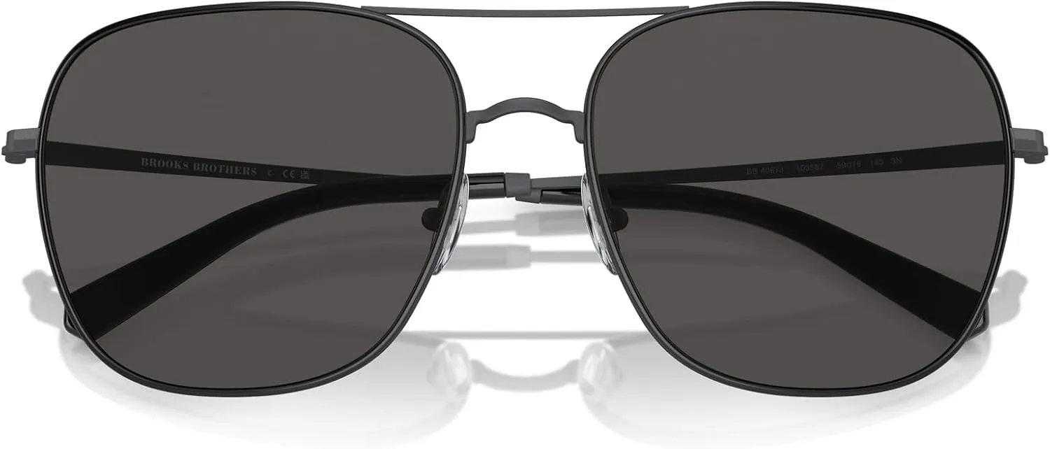 Brooks Brothers Men's Bb4067j Aviator Sunglasses