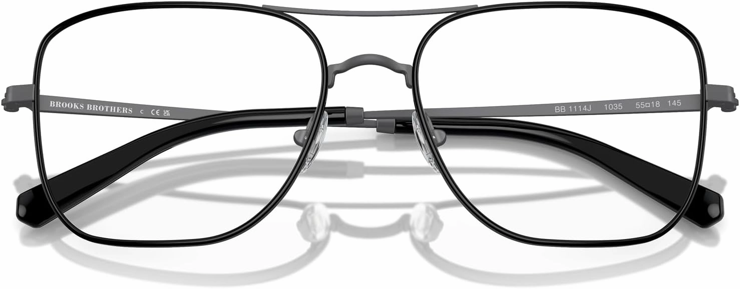 Brooks Brothers Men's Bb1114j Aviator Prescription Eyewear Frames