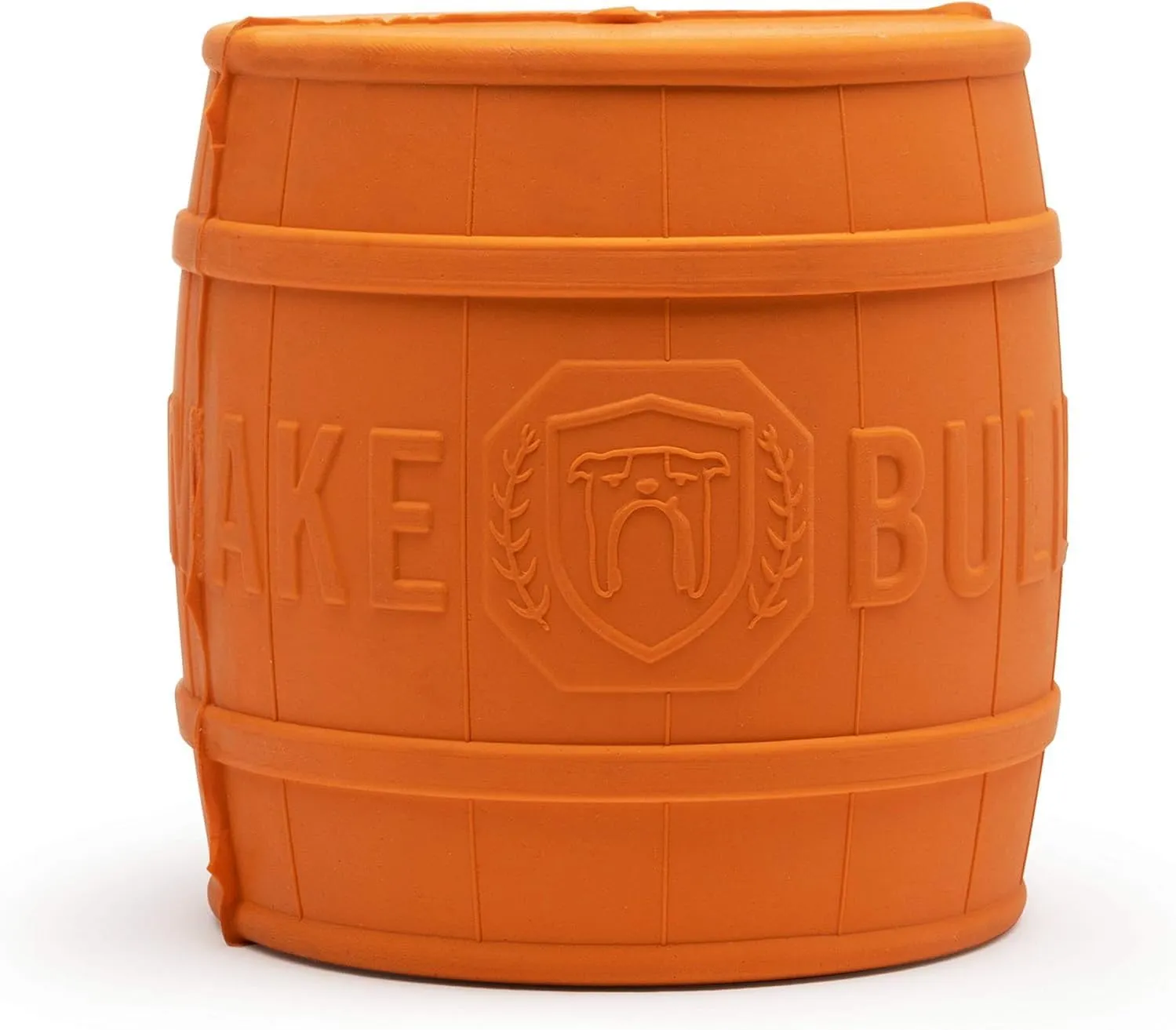 BULLYMAKE Rubber Keg Chew Toy For Dogs | Durable Dog Toy for Aggressive Chewers | Made in USA