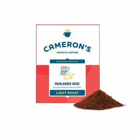 Cameron's Coffee Roasted Ground Coffee Bag, Flavored, Highlander Grog , 64 Ounce, (Pack of 1)