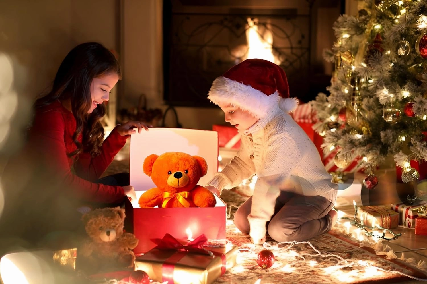 Campfire Orange Best Friends Teddy Bear 9 Inch Soft Cuddly Plush Stuffed Animal Toy for Kids Boys Girls, Cute Collectible Gift for Birthdays Bedtime Nursery Decor Friendship Keepsake