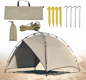 Camping Tent -190T Polyester Easy Setup Outdoor Camping Tent Foldable Instant Canopy Portable Shade Family Adult Hiking Backpacking Travel Picnic Backyard Patio Porch Deck