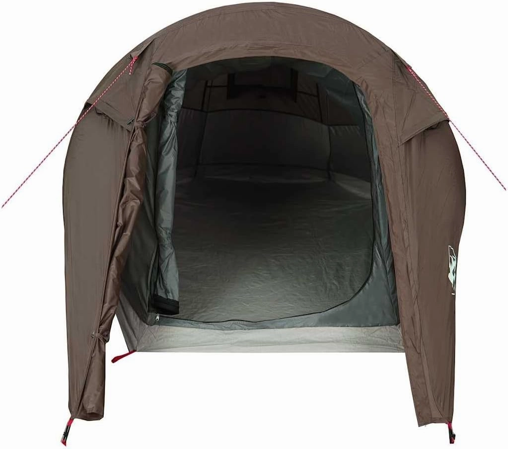 Camping Tent Tunnel 3-Person Olive Green Waterproof vidaXL vidaXL