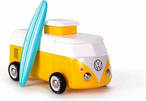 Candylab Toys - Americana Collection - VW Beach Bus Sunset - Premium Handcrafted Wooden Car Toy