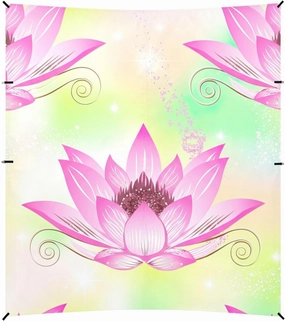 Canopy Tent Beach 9.2 × 10.5 FT Outdoor Sun Shade Patio Beautiful Pink Lotus Flower Kids Sand Camping Sun Shelter Sunshade with Anchor Poles Easy up