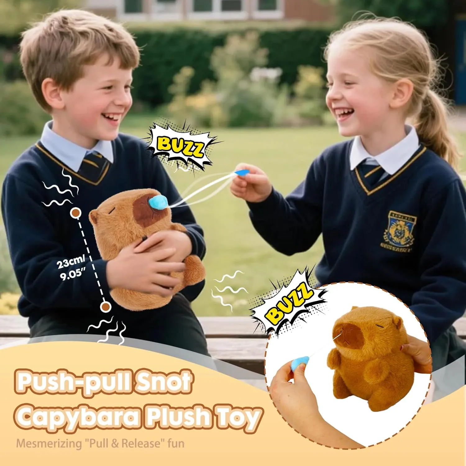 Capybara Gifts for Girls, Kids Capybara Plush Toys Set with Capybara Stuffed Animal, Secret Diary, Ballpoint Pen, Stickers, Birthday Gifts for Little Girls Age 5 6 7 8 9 10-12 Years Old