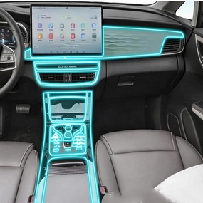 Car Interior Center Console Anti-Scratch TPU Transparent Protective Film Shift Position Piano Board Film,for BYD Song MAX 2019-2023