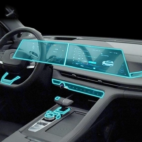 Car Interior Center Console Anti-Scratch TPU Transparent Protective Film Shift Position Piano Board Film,for Changan CS75 Plus 2022-2023