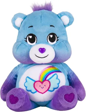Care Bears 22017 9 Inch Bean Plush Dream Bright Bear, Collectable Cute Plush Toy, Cuddly Toys for Children, Soft Toys for Girls and Boys, Cute Teddies Suitable for Girls and Boys Aged 4 Years  