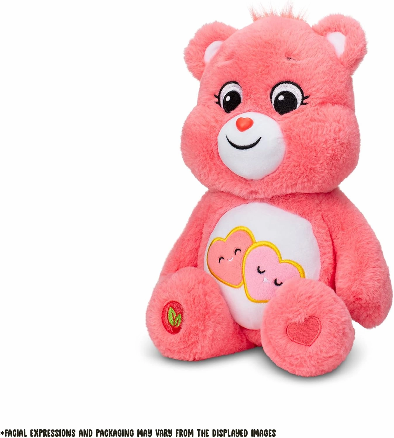 Care Bears 14" Love-A-Lot Bear Plushie - Medium Size - Pink Plush for Ages 4  – Perfect Stuffed Animal Holiday, Birthday Gift, Super Soft and Cuddly – Good For Girls and Boys, Collectors