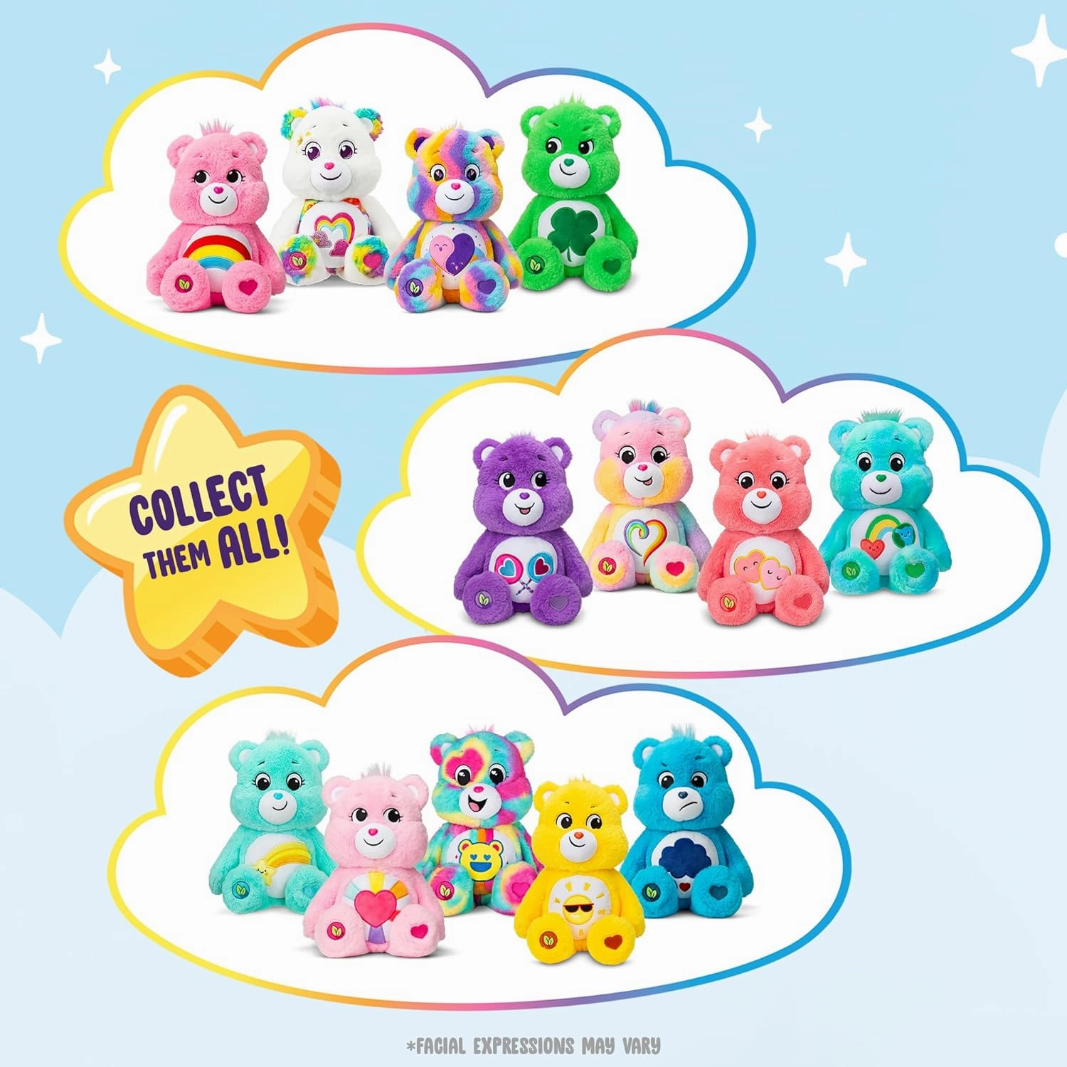 Care Bears 14" Love-A-Lot Bear Plushie - Medium Size - Pink Plush for Ages 4  – Perfect Stuffed Animal Holiday, Birthday Gift, Super Soft and Cuddly – Good For Girls and Boys, Collectors