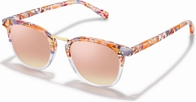 CARFIA Fashion Acetate Polarized Womens Sunglasses Small Face Retro Metal Bridge Sunnies CA5015