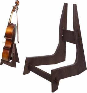 Cello Stand, Wooden Cello Stand with Bow Holder,Detachable full-size cello stand.Stand for 1/2, 1/4, 3/4, 1/8, 7/8 Cello